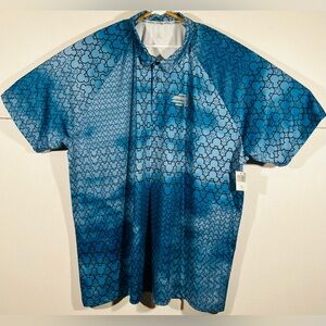 NEW Run Disney Polo Shirt Adult Size XL Blue Mickey Mouse RunDisney Parks Men’s